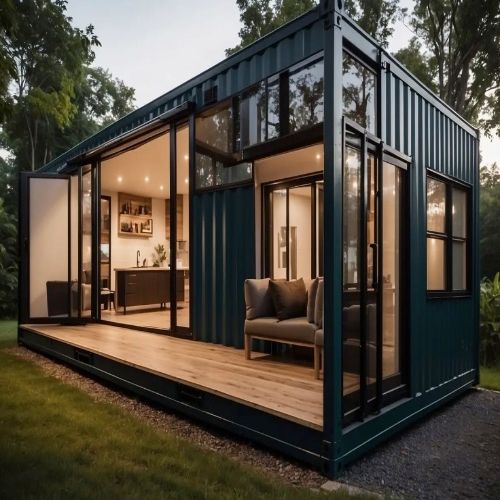 Studio de jardin préfabriqué en ossature acier – 12 à 30 m²