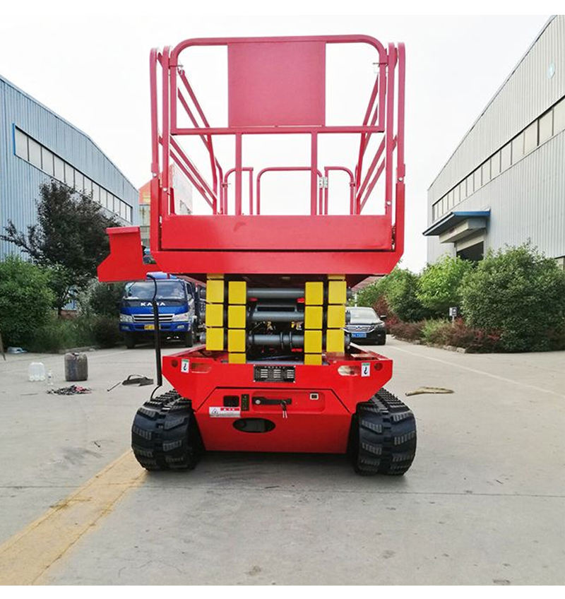 Plateforme élévatrice à ciseaux électrique autotractée — 10 m